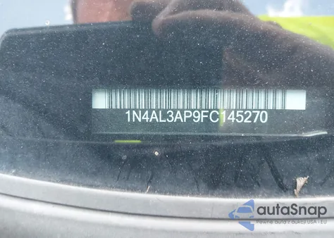 2015 Nissan Altima 2.5 S z USA, uszkodzony, nr VIN 1N4AL3AP9FC145270